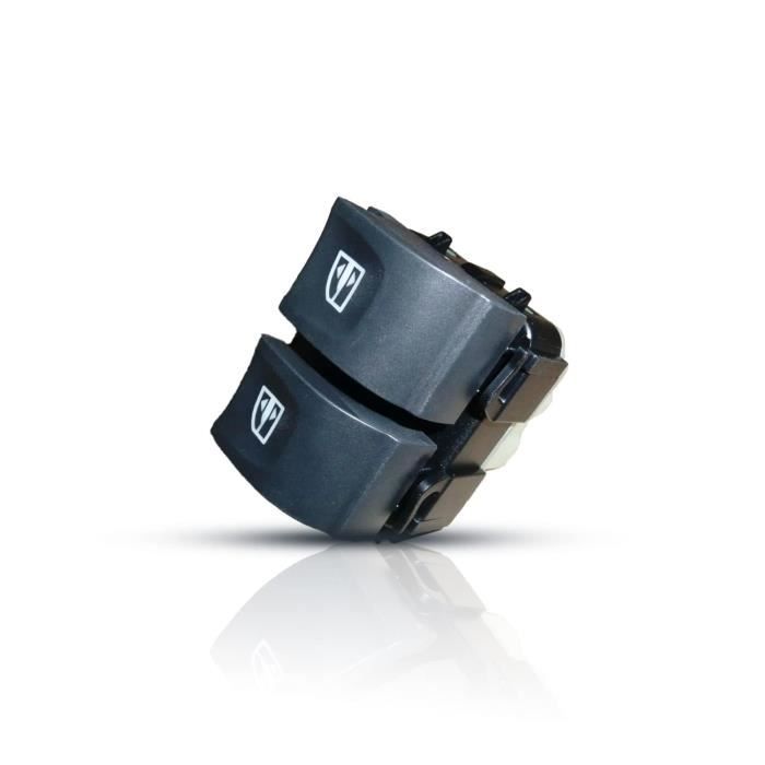 Bouton Interrupteur Lève-vitre Avant Gauche – Compatible Renault, Dacia – Réf 254118722R – Neuf Avec Garantie