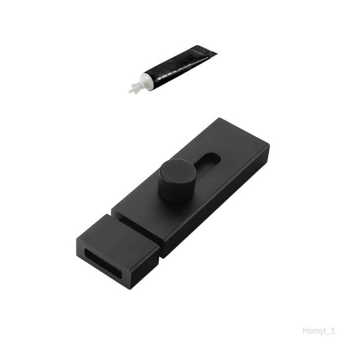Lot De 2 Loquets Coulissants En Acier Inoxydable Noir – Pour Armoire, Porte, Fenêtre – Style Ferme, Installation Facile