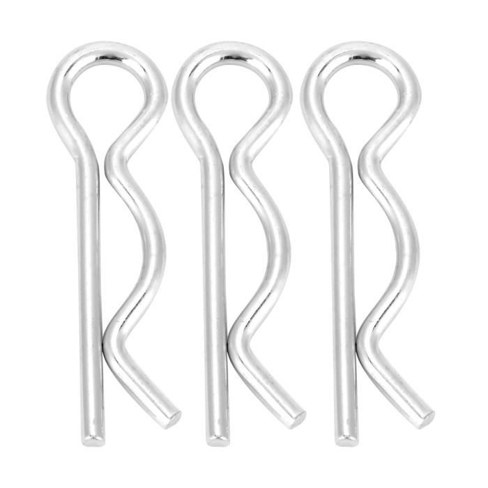 Lot De 20 Goupilles Fendues (clips) Argentées 1.6x28mm - Uxcell - Pour Matériel Et Bricolage