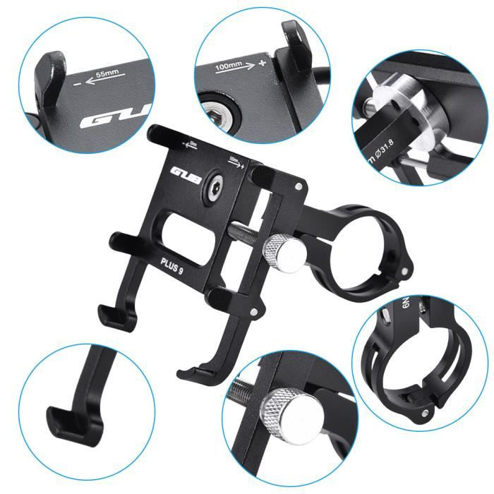 Support Vélo Pour Smartphone – Fixation Sur Potence, Compatible Téléphones 3,5 à 7 Pouces