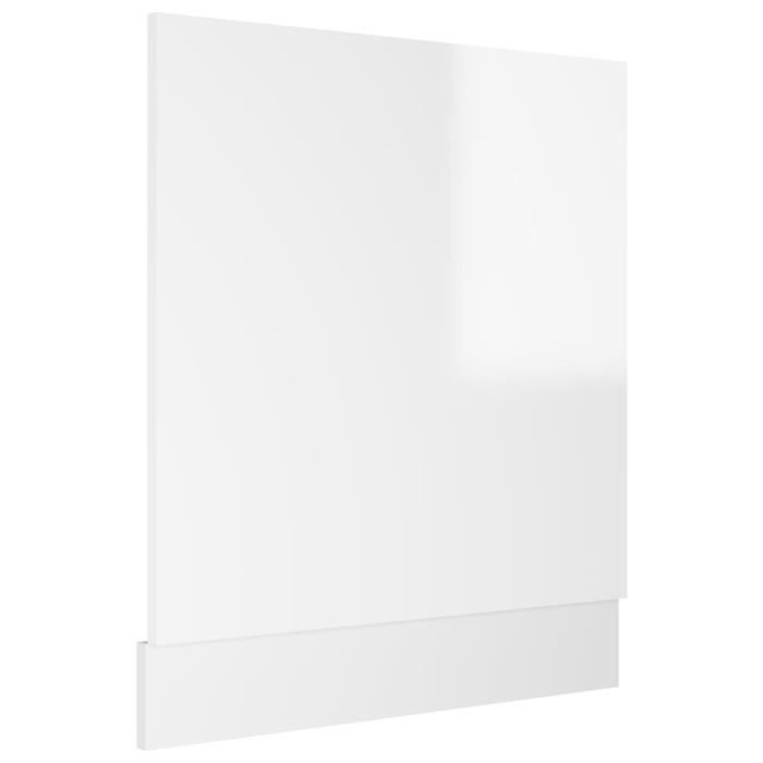 Depot Blanc Lave Vaisselle Lave Vaisselle Montblanc 12 Couverts Silver 31 FASHTROOM Panneau de lave-vaisselle Blanc brillant 59,5x3x67 cm