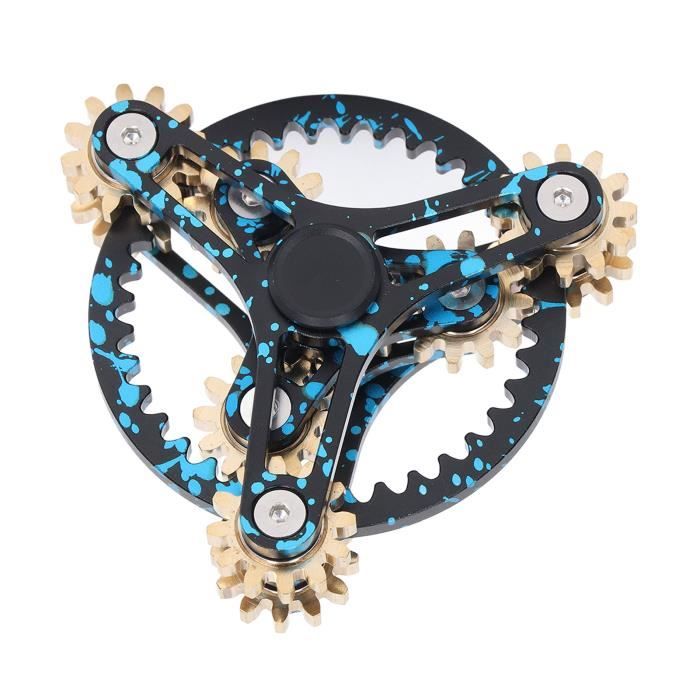 Set Toupie Combat Compatible Beyblade X | Lanceur à Ficelle, Poignée, Toupie Détachable | Alliage Bleu
