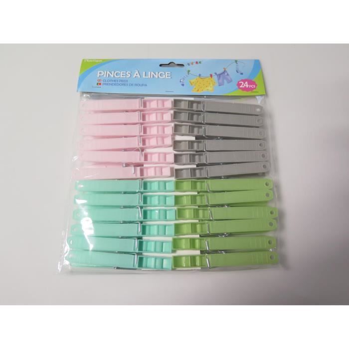 Corde Et Pinces à Linge Pour Accrocher Les Photos Sachet De 24 Pince A Linge Multicolore Corde Etendoir Sechoir 338 Achat Vente Pince A Linge Cdiscount