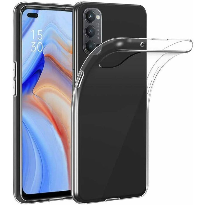 Coque Silicone Transparente Pour Oppo Reno 4 Pro 5G - Marque Little Boutik, Neuf