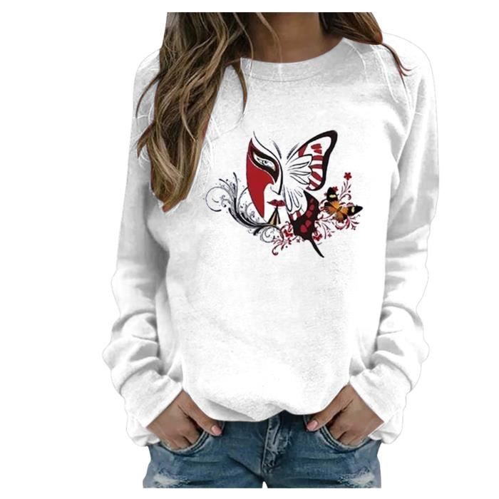 Heersan T-Shirt Femme décontracté à Manches Longues et Col Haut Casual Tops Haut de Mode Pulls Lâche Chemisier T-Shirts Sweat-Shirt Tunique Vêtements pour Femmes Automne Hiver Heersan T-Shirt Femme décontracté à Manches Longues et Col Haut Casual Tops Haut de Mode Pulls Lâche Chemisier T-Shirts Sweat-Shirt Tunique Vêtements pour Femmes Automne Hiver