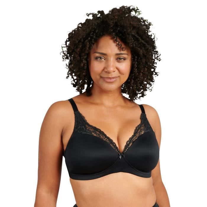 Soutien-gorge De Sport Sans Couture En Dentelle ASKSA Pour Femmes - Design Croisé Avant, Extensible, Sans Armatures - Pour Yoga, Fitness, Détente