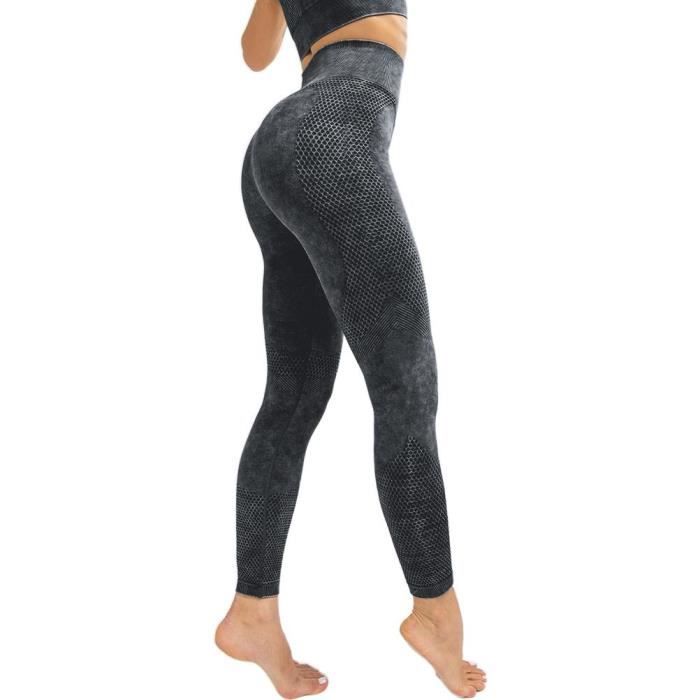 Legging de Sport Femme Legging Push Up - Legging Anti Cellulite sans  Couture Confortable Elastique Taille Haute Amincissant - Gris Gris -  Cdiscount Sport