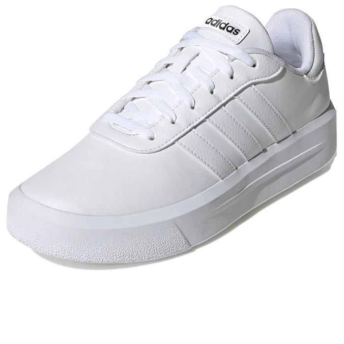 Chaussures - Adidas - Court Platform W - Blanc -