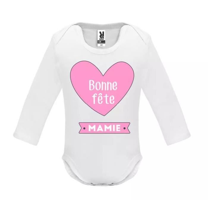 Body Bébé Personnalisé YONACREA - Manches Longues, Photo Et Texte | 100% Coton, Lavable Machine