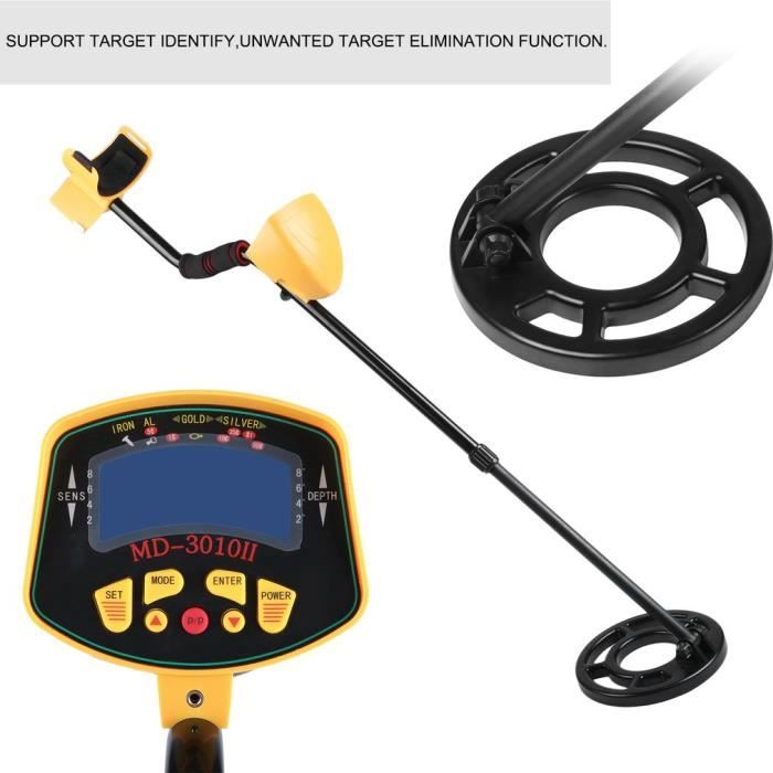 TolleTour Détecteur De Métaux Détecteur De Métaux Bobine De Recherche Sonde De Profondeur