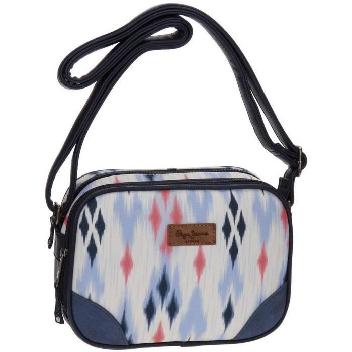 Pepe Jeans Aurelie Sac Bandoulière, 23 Cm, 3.13 Liters, Multicolore (varios  Colores) Noir - Cdiscount Bagagerie - Maroquinerie