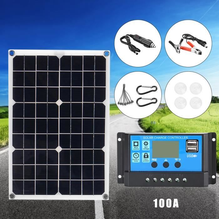 Chargeur solaire 5W Panneau solaire flexible 5V 1A Sortie USB Alimentation solaire  pour l'extérieur étanche