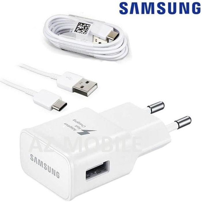 Chargeur Secteur + Cable Cordon Original Samsung Pour Tablette