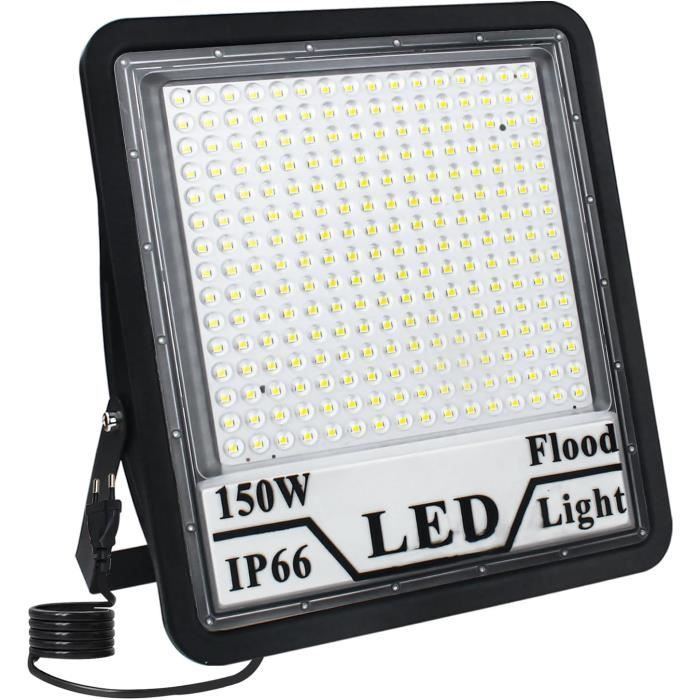Projecteur LED exterieur 150W imperméable IP65 floodlight pour jardin