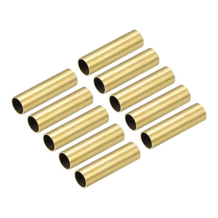 Sourcing Map Carré Aluminium Tube (20mm X 20mm X 2mm X 200mm) 3Pcs