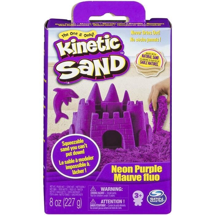 Recharge de sable à modeler coloré - Kinetic Sand - 227g - Ne sèche pas ni ne s'émiette