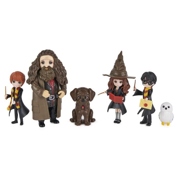 multipack 4 figurines magical minis™ wizarding world