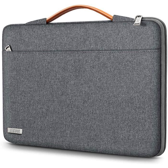 Housse PC Portable Inateck Housse 14 Pouces Pochette Ordinateur 14  Compatible avec Chromebook Ultrabook Notebook Matebook D14, ThinkPad,  gris-noir