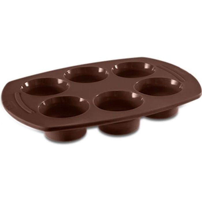 seb, moulinex, tefal moule silicone 6 muffins