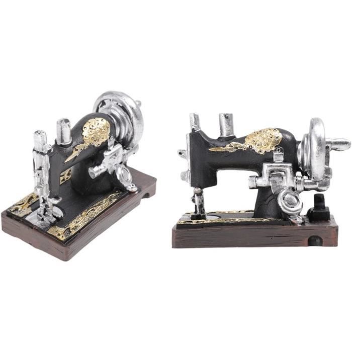 Machine Coudre Enfant Machine à Coudre Miniature 1/12 - Accessoire Maison De Poupée Machine à Coudre Enfant