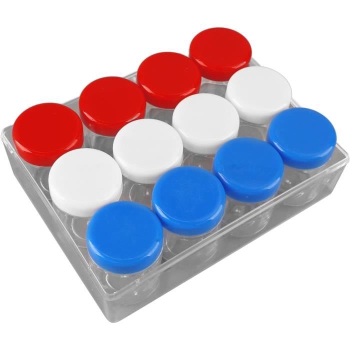 Lot De 12 Palettes Rondes De Mélange + 10 Pinceaux - 11 Cases, Plastique Lisse, 16 Cm - Pour Aquarelle, Acrylique, Huile - 6