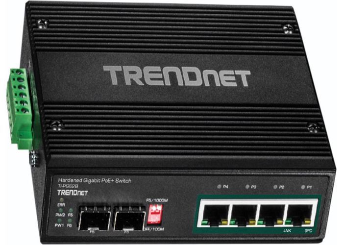 TRENDNET Commutateur Ethernet TI-PG62B 4 Ports - 2 Couches supportées - Modulaire - Paire torsadée