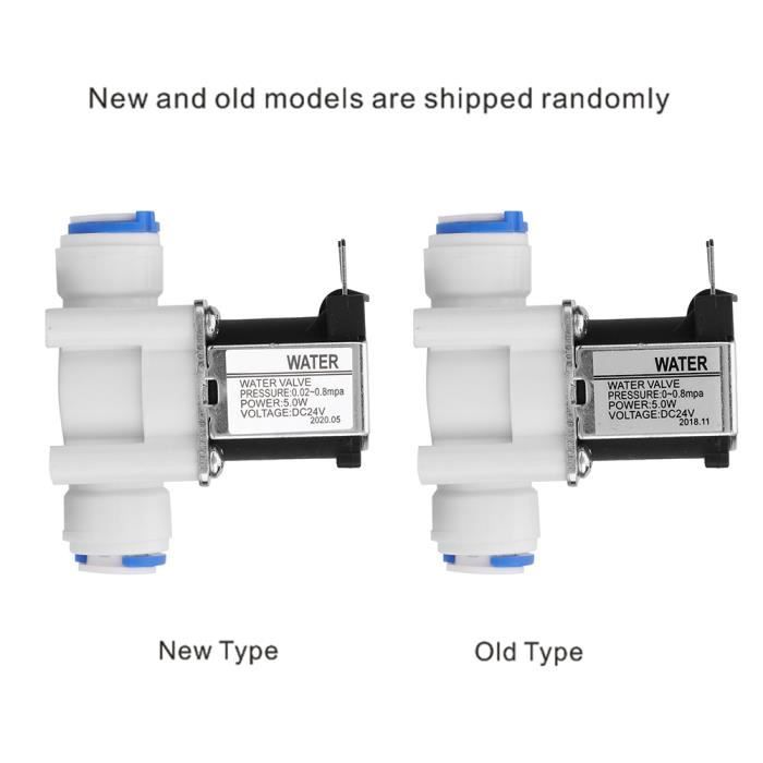 Électrovanne Électrique 24VDC N/C, Vanne D'air En Plastique Fermée Normalement Connexion, Électrovanne Rapide D'eau Normalement Fermée Pour