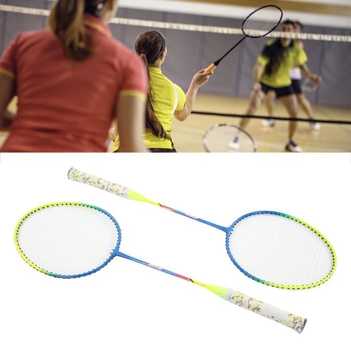 Set De 2 Raquettes De Badminton Avec Volant, Sport De Plage Et Jardin (marque Générique)