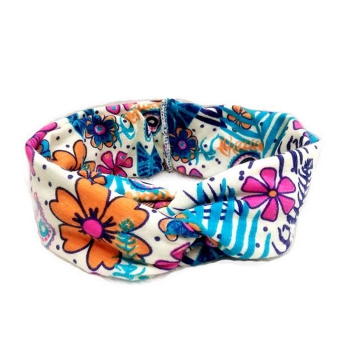1pcs Bandeau Cheveux Elastique Elegeant Floral Croisee A Ete Accessoire Cheveux Bebe Fille M466 Cdiscount Au Quotidien