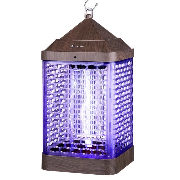 YUNLIGHTS Electric Bug Zapper 9W Mosquito Lamp Flying Eliminator