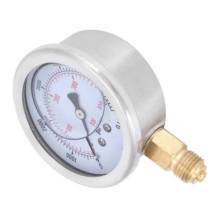 Manomètre Radial TS-PGG604-700bar En Acier Inoxydable - Outil De Mesure Précis Pour Machines Industrielles