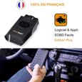 Outil Moteur - Diagnostic Auto Multimarque | Klavkarr 210 Obd2 Bluetooth 100% Français Prise Obd-1