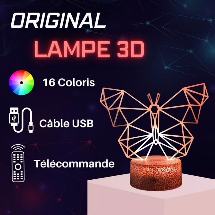 HPBN8 Ltd Illusion 3D Drone LED Lampes Art Déco Lampe Lumières LED