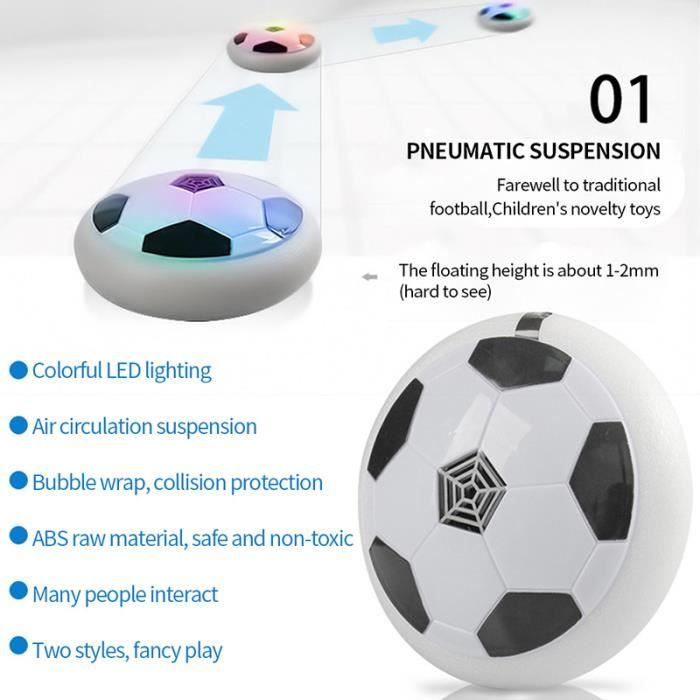 Jouets de ballon de football stationnaire, avec lumière LED