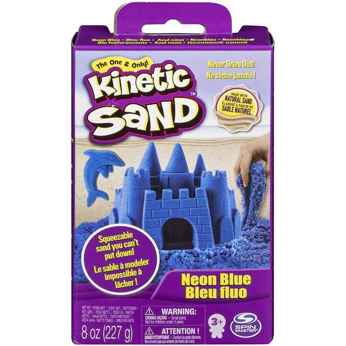 Recharge de sable à modeler coloré - Kinetic Sand - 227g - Ne