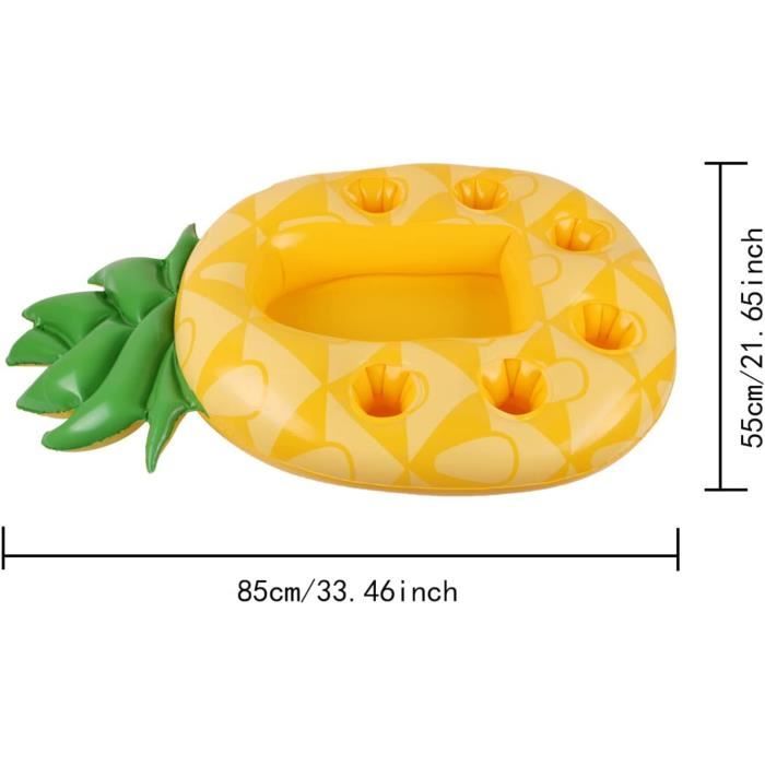 RisingFF Porte-gobelet flottant pour piscine | Plateau à boissons 5 trous pour jacuzzi | Pour