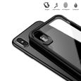 Coque Pour iPhone XR Bumper Hybride Rigide Antichoc Noir-2