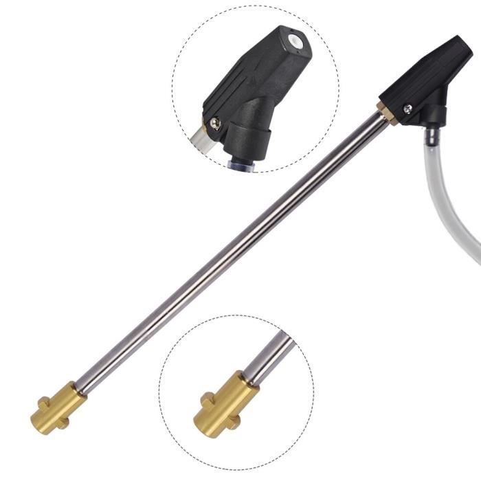 Tuyau Haute Pression 10 M - 200 Bar, Compatible Nettoyeurs Nilfisk, Stihl, Husqvarna (Filetage 1/2)