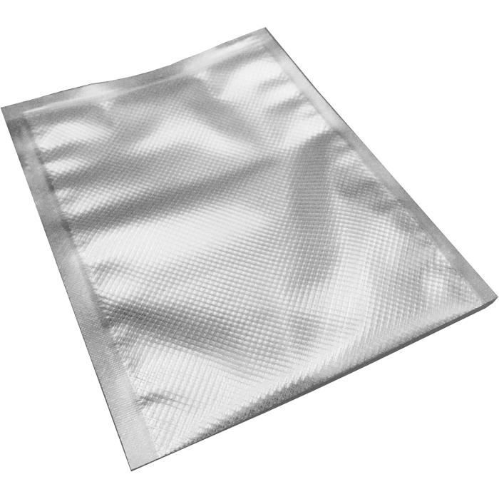 100 Sacs Sous Vide Alimentaire Gaufrés 15x30 Cm - Conservation Longue Durée, Compatibles Machine Externe