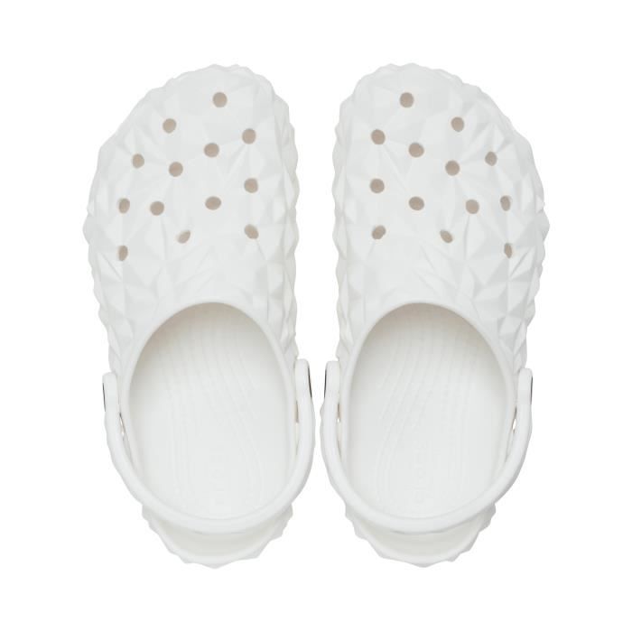 Sabots Femme Crocs Blanc Caoutchouc Blanc Cdiscount Chaussures