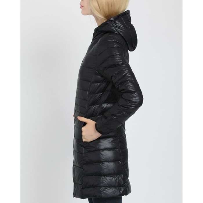 Doudoune L g re pour Femme Doudoune Longue Capuche Doudoune
