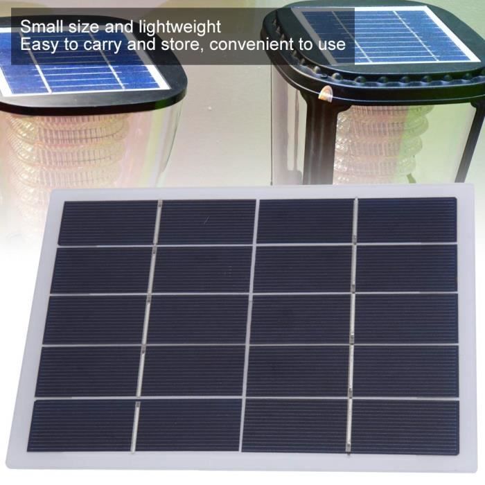 Mini panneau solaire polysilicium taux de conversion élevé chargeur de