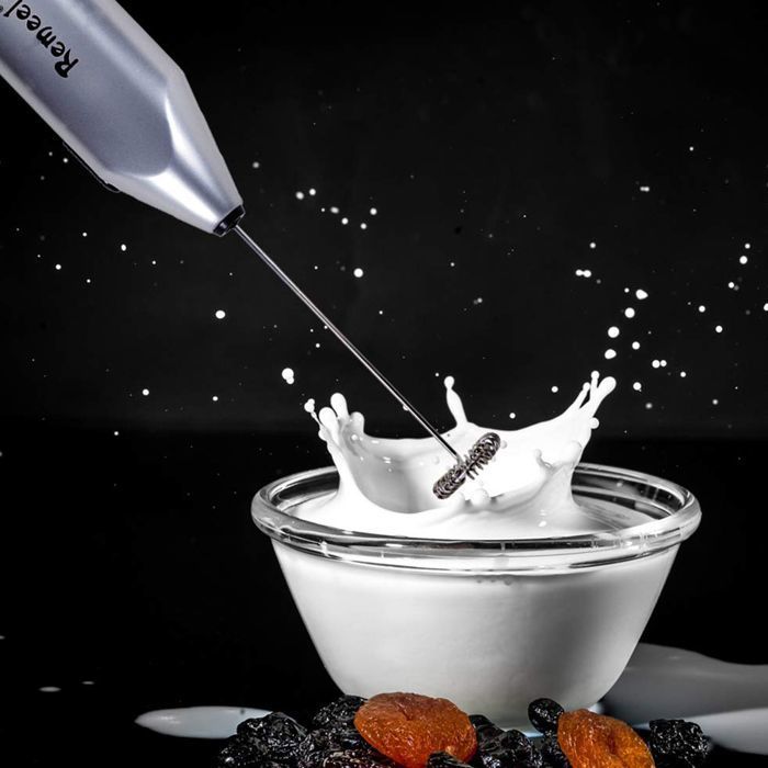 Mousseur Piles MS 3089 Mousseur à Lait Électrique Clatronic MS 3089 - Fouet Acier Inoxydable Bleu Mousseur De Lait 230v