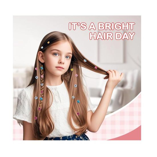 Kit De Bandeaux DIY Pour Filles – 124 Accessoires, 8 Serre-têtes, Cartes – Cadeau Créatif 3-10 Ans