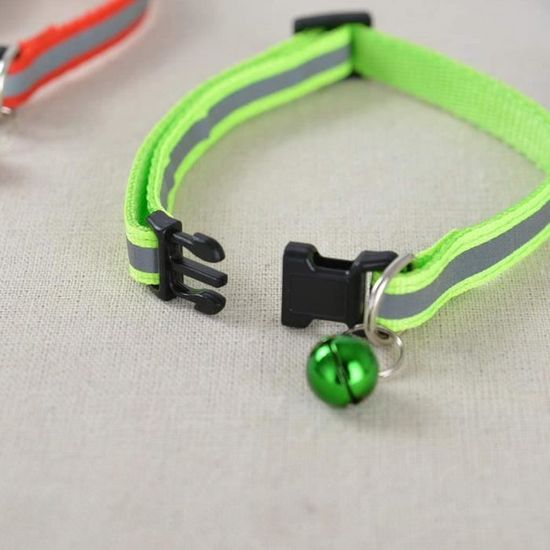 Colliers Harnais Et Laisses Pour Chats Andiker Collier Reflechissant En Nylon Pour Chat 7 Pieces Avec Clochette Mignonn Cdiscount