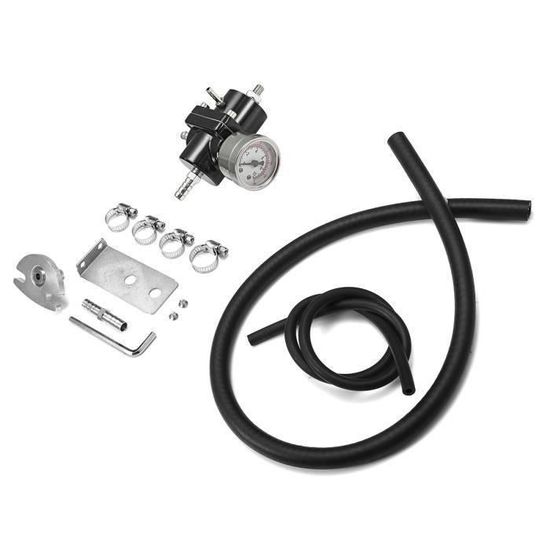 MINUS ONE 0-140PSI réglable régulateur de Pression de Carburant régulateur de Pression de Carburant avec jauge régulateur de Pression de Carburant Ensemble 