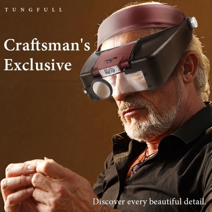 Nouveau style Lampe de casque grossissante avec Loupe, Style de - Main Image