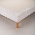 Bande cache-sommier blanc pour lit 90x190cm-0