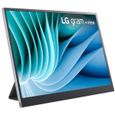 LG gram +view 16MR70 - Écran LED - 16' - portable - 2560 x 1600 WQXGA - IPS - 350 cd/m² - 1200:1 - 2xUSB-C - argent-0