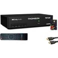 Pack THOMSON Récepteur TV Satellite Full HD + Carte d'accès TNTSAT + Câble HDMI 4 Noir-0